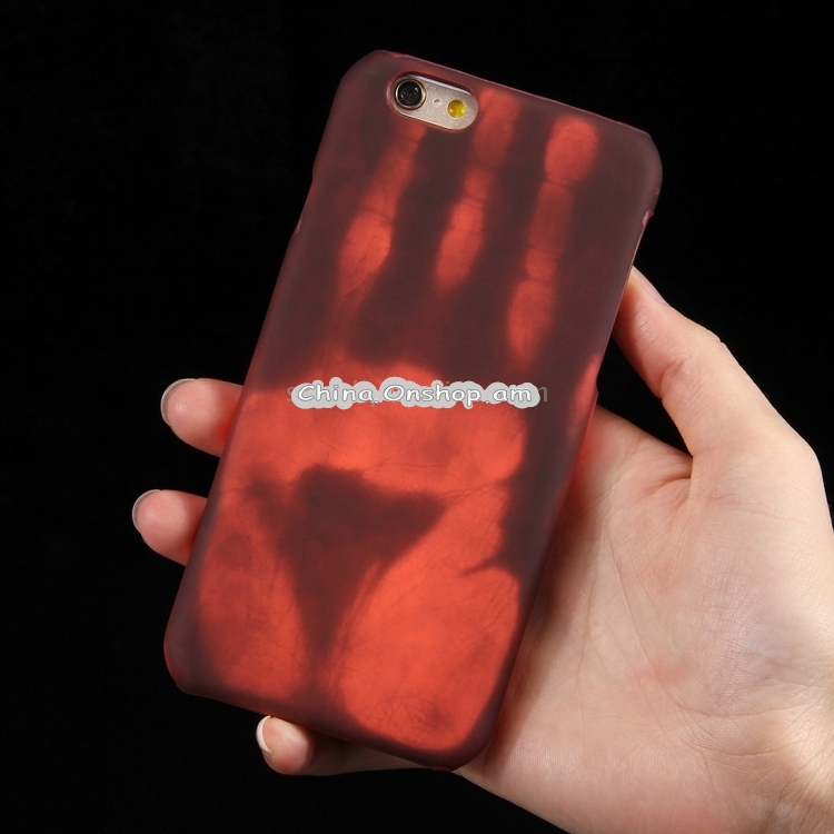 For iPhone Heat Sensitive Phone Case Silicone Protective Case Back Cover