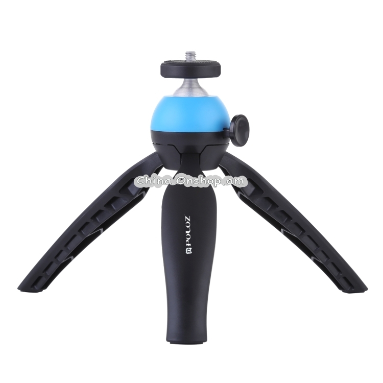 PULUZ Pocket Mini Tripod Mount with 360 Degree Ball Head for Smartphones, GoPro, DSLR Cameras