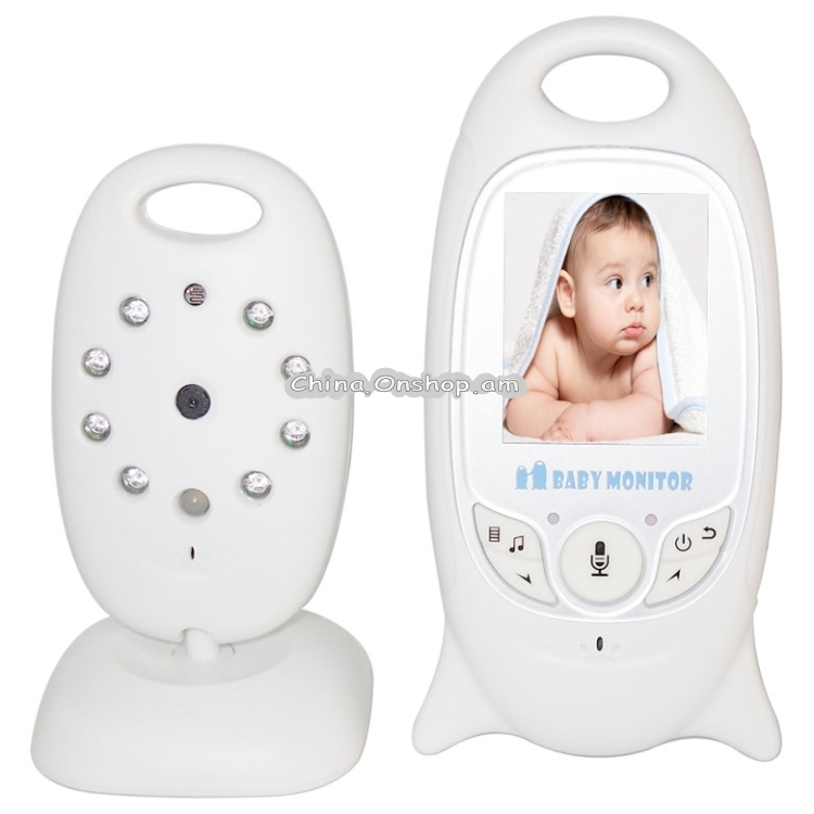 VB601 2.0 inch LCD Screen Hassle-Free Portable Baby Monitor, Support Two Way Talk Back, Night Vision