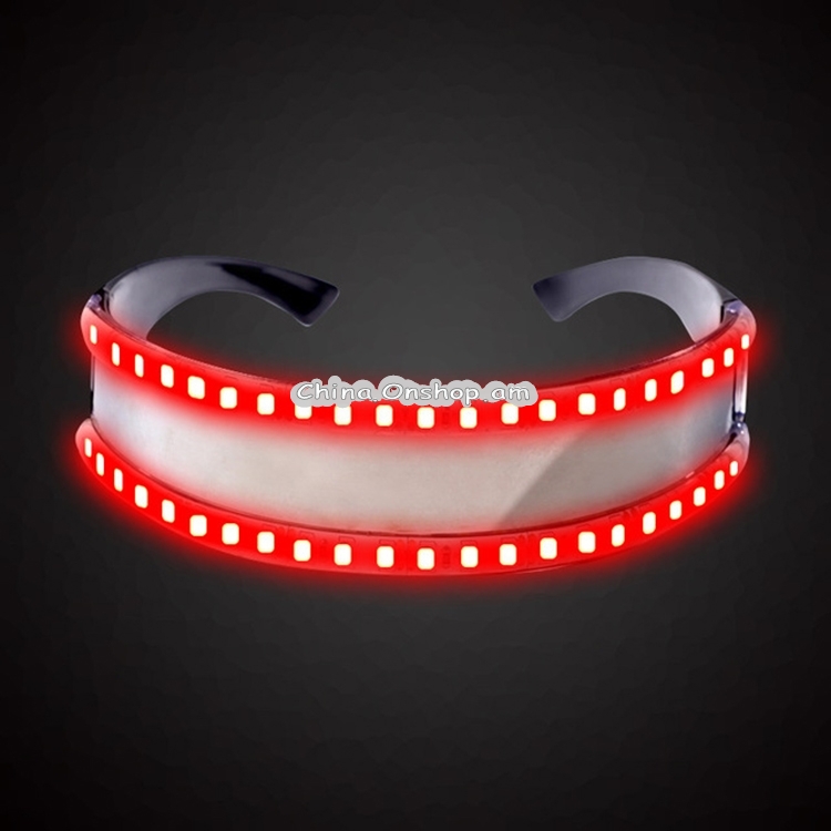 LED Glasses Luminous Party Classic Toys for Dance DJ Party Mask Costumes Props Gloves