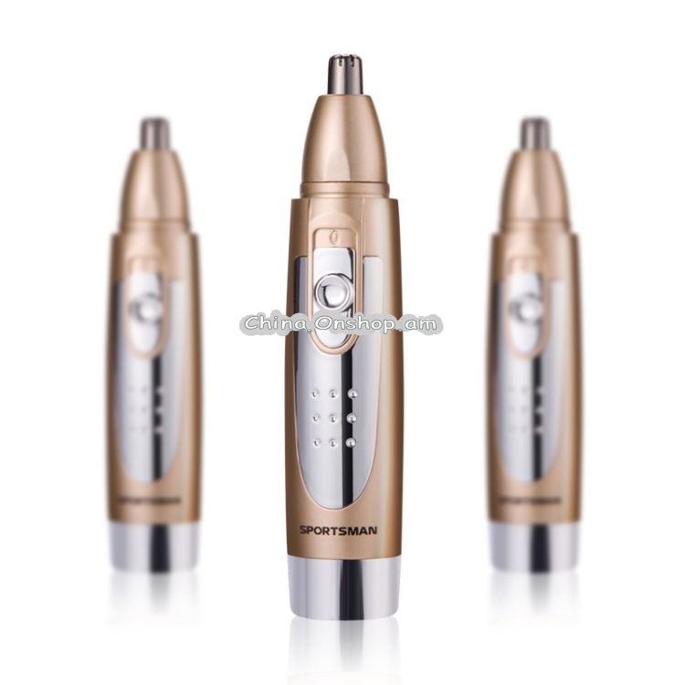 SPORTSMAN Water Proof Battery Power Supply Male Nose Ear Hair Bullet Shaped Trimmer