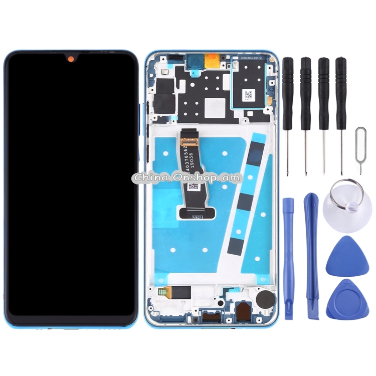 LCD Screen and Digitizer Full Assembly with Frame for Huawei P30 Lite
