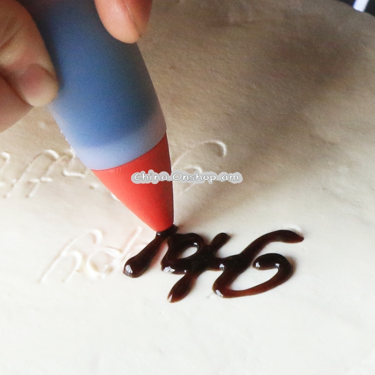 Silicone Food Writing Pen Chocolate Decorating tools Cake Nozzles
