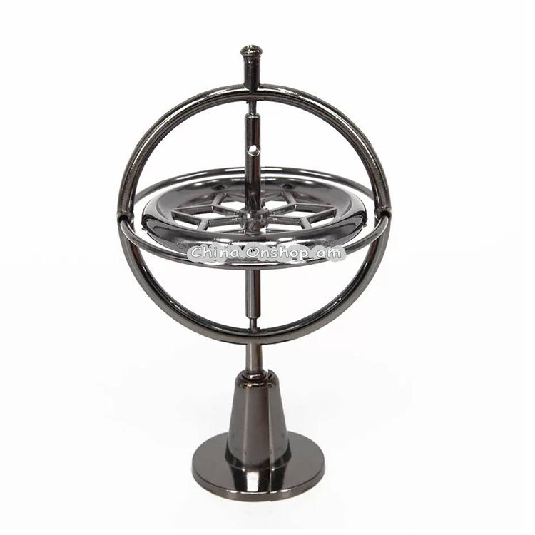 Decompression Toy Zinc Alloy Fingertip Gyroscope with Magnetic Base