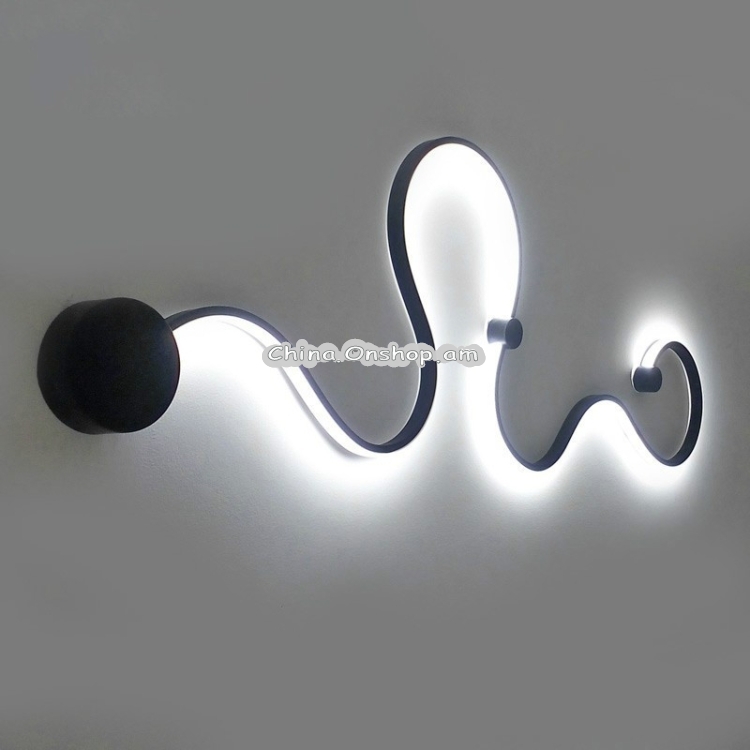Light Rail Modern Minimalist Living Room Bedroom Bedside Aisle Showroom LED Wall Lamp