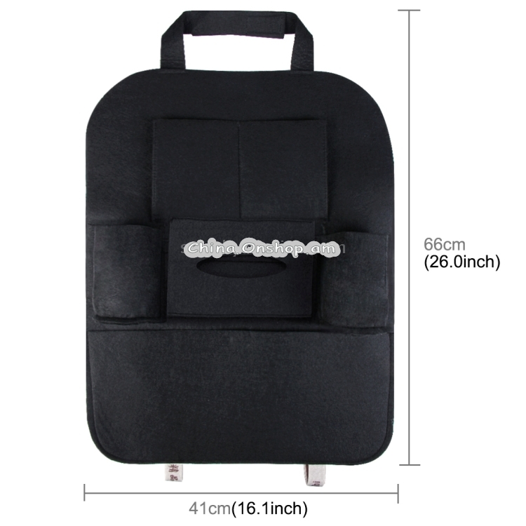 KANEED Auto Car Backseat Organizer Multi-Pocket Travel Storage Bag for Sunglass Phone Tissue Beverage Drink Can