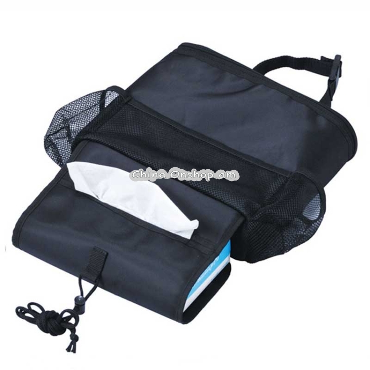Multifunction Oxford Waterproof Baby Feeding Bottle Cover Thermal Bag Tissue Box Storage Hanging Car Seat Organizer Mum Bag