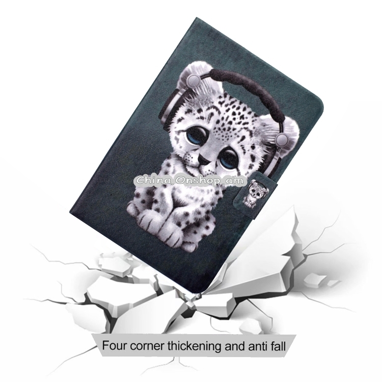 For Huawei MediaPad M6 10.8 Colored Drawing Electric Pressed Horizontal Flip Leather Case, with Holder & Card Slots