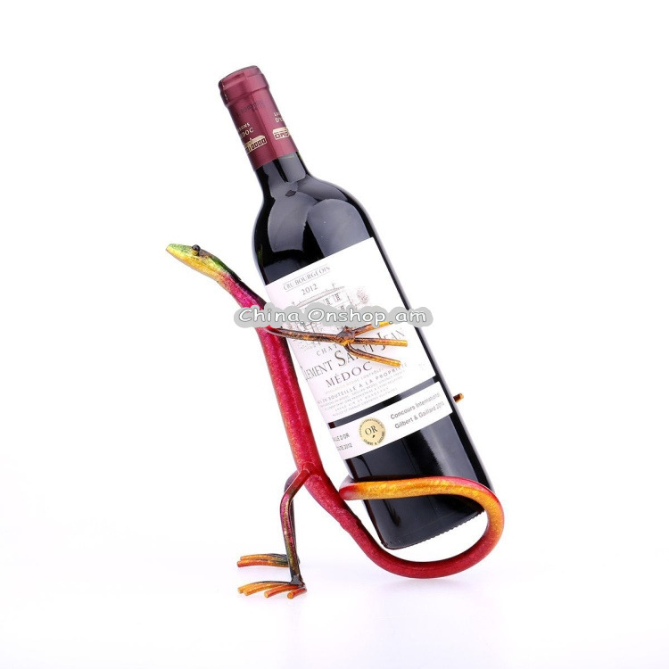 Cat Wine Holder Wine Shelf Metal Sculpture Practical Home decoration Interior Crafts