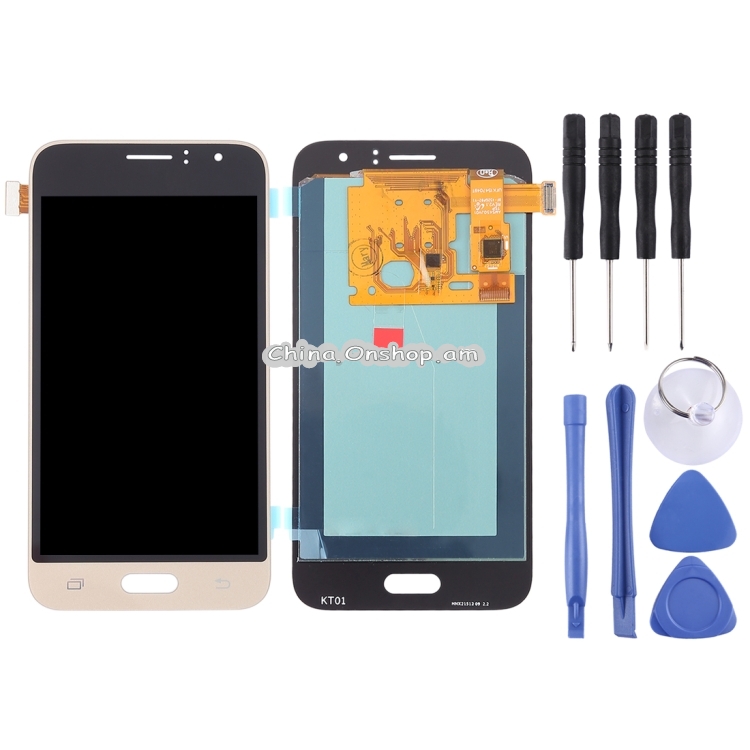 LCD Screen and Digitizer Full Assembly (OLED Material ) for Galaxy J1 (2016), Express 3, Amp 2, J120F, J120A, J120H, J120M, J120M, J120T