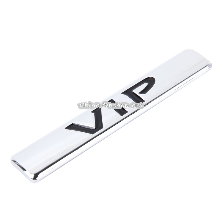 Auto VIP Sticker VIP Label Car Stickers 3D Metal Fashion VIP Logo Car Stickers