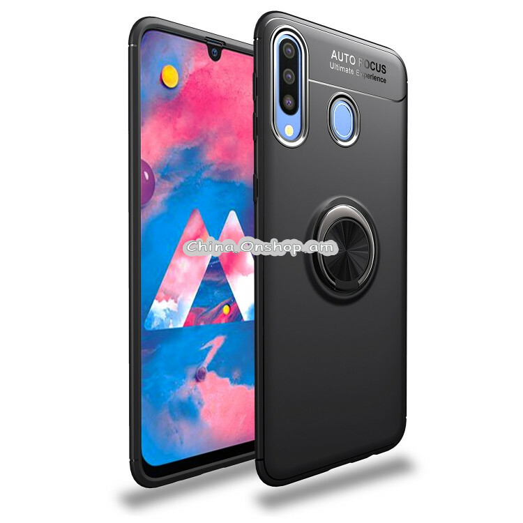 Lenuo Shockproof TPU Case for Galaxy A20 & A30, with Invisible Holder