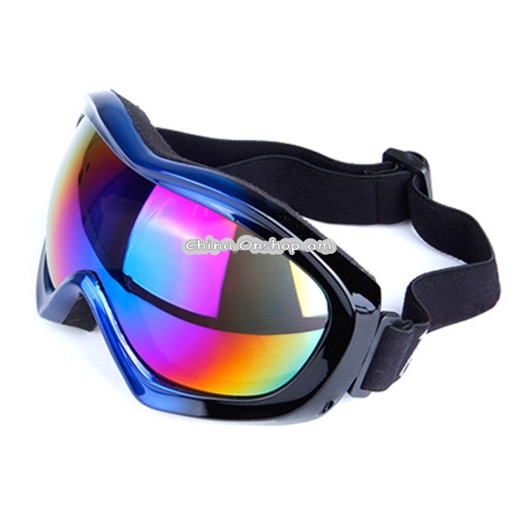 902 Unisex Anti-fog Windprooof UV Protection Spherical Goggles with Adjustable Strap
