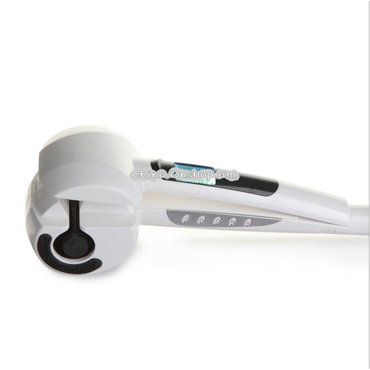 Automatic Titanium Curling Irons Hair Styler tools Dual voltage with LCD screen display