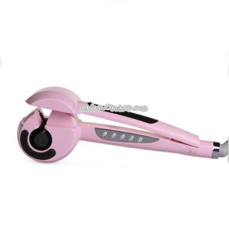 Automatic Titanium Curling Irons Hair Styler tools Dual voltage with LCD screen display