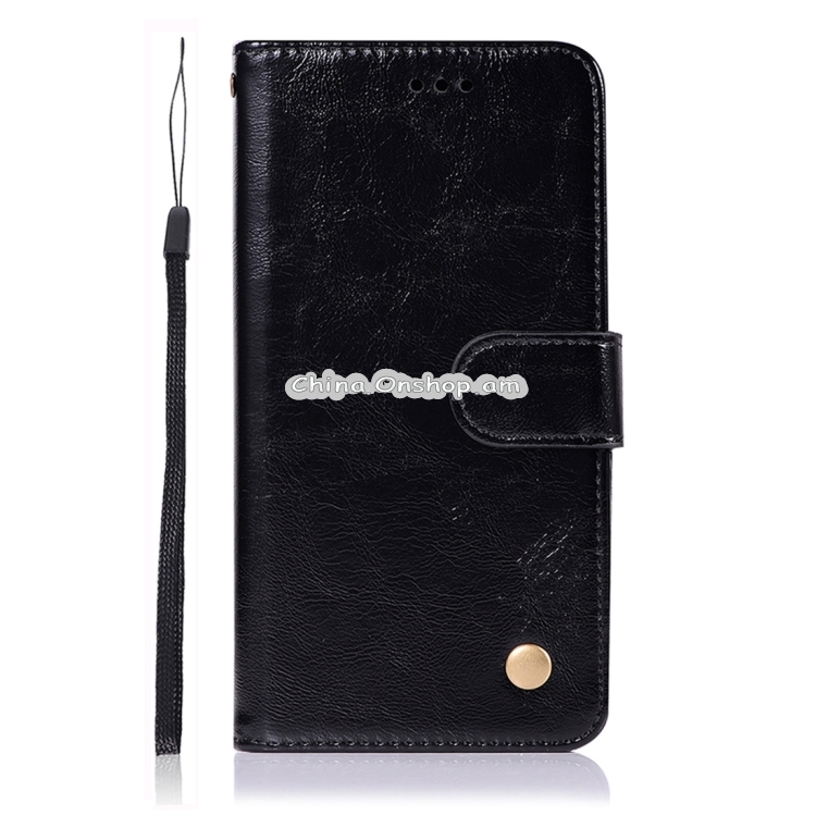 For Nokia 7.2 Retro Copper Button Crazy Horse Horizontal Flip PU Leather Case with Holder & Card Slots & Wallet & Lanyard