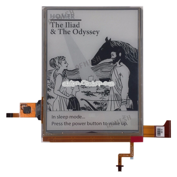 E-ink LCD Display for PocketBook Touch Lux 3 PB626(2)-D-WW 6 inch ED060XH7