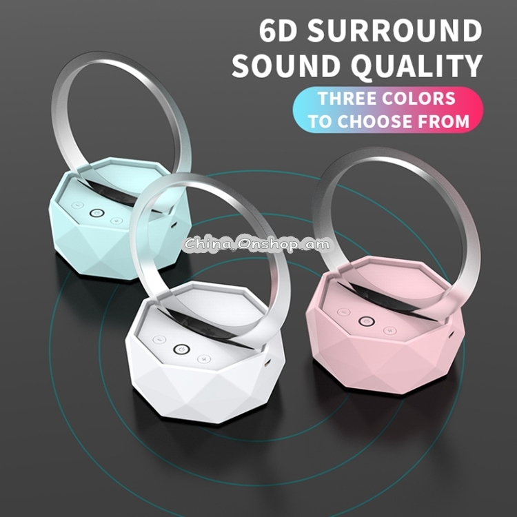 LY-Y1 Stereo Wireless Bluetooth Speaker with Colorful Atmosphere Light