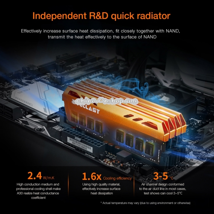 TECLAST A30 1.2V DDR4 2400MHz 4GB Memory RAM Module for Desktop PC