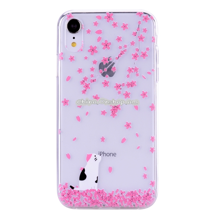 Coloured Drawing Pattern Highly Transparent TPU Protective Case For iPhone X / XS