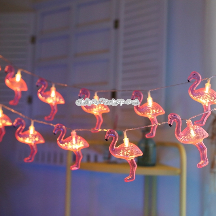 3m Flamingo Shape USB Plug Romantic LED String Holiday Light
