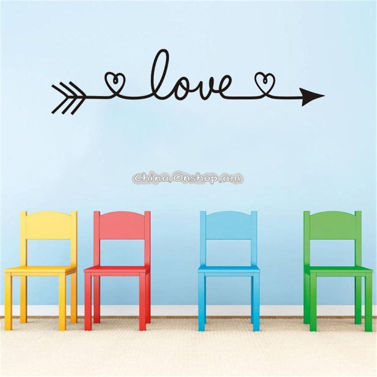 LOVE Pattern DIY Family Home Wall Sticker Removable Decor Wall Stickers