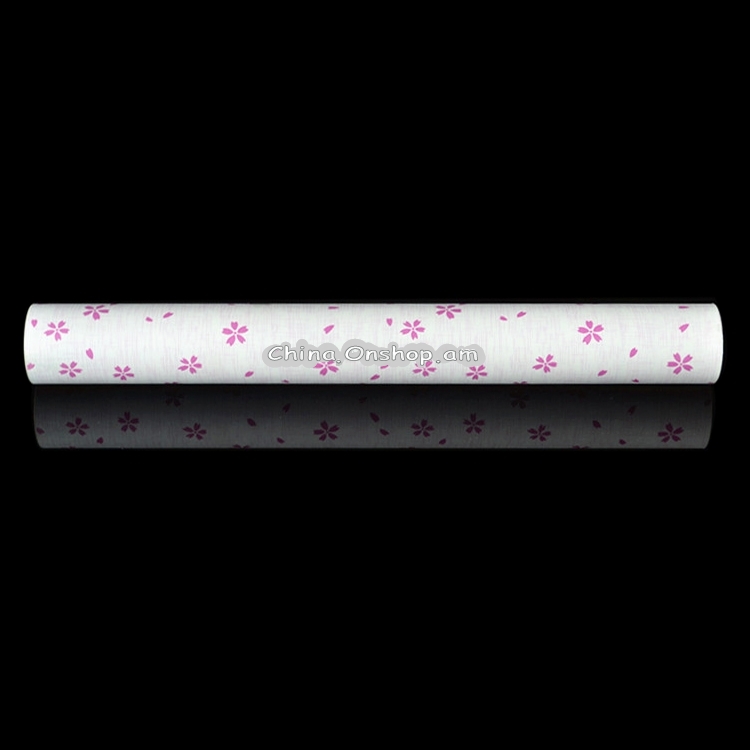 Powder Cherry Blossom Creative 3D Stone Brick Decoration Wallpaper Stickers Bedroom Living Room Wall Waterproof Wallpaper Roll