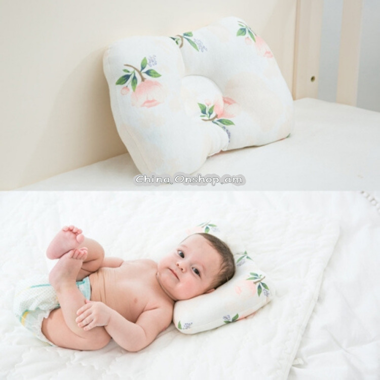 Muslinlife Baby Pillow Newborn Head Protection Cushion Baby Bedding Infant Nursing Pillow Toddler Sleep Positioner Anti Roll