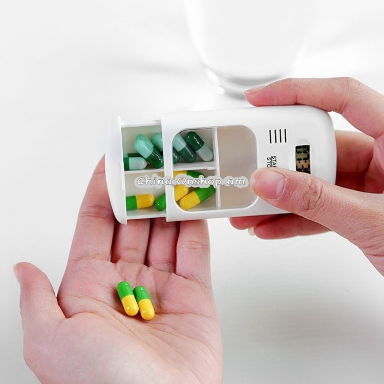 Smart portable Multi-Alarm Timer Pills Reminder Medicine Box
