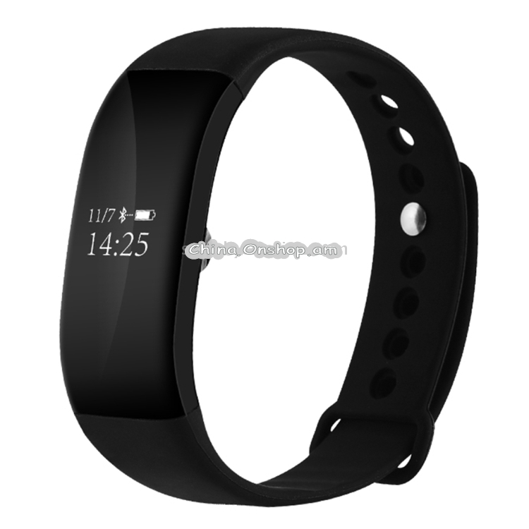 V66 0.66 inch Bluetooth Smart Bracelet, Support Heart Rate Monitor / Pedometer / Calls Remind / Sleep Monitor / Sports Monitor / Alarm / Anti-lost, Compatible with Android and iOS Phones