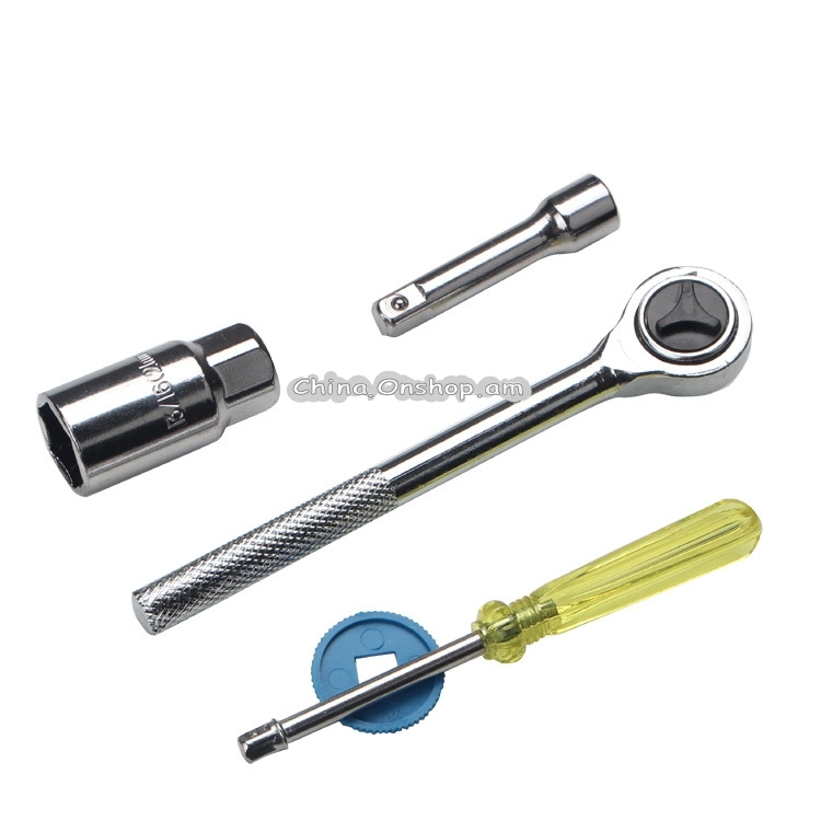 40 PCS Socket Wrench Set Car / Motorcycles Repair Combination Hardware Toolbox