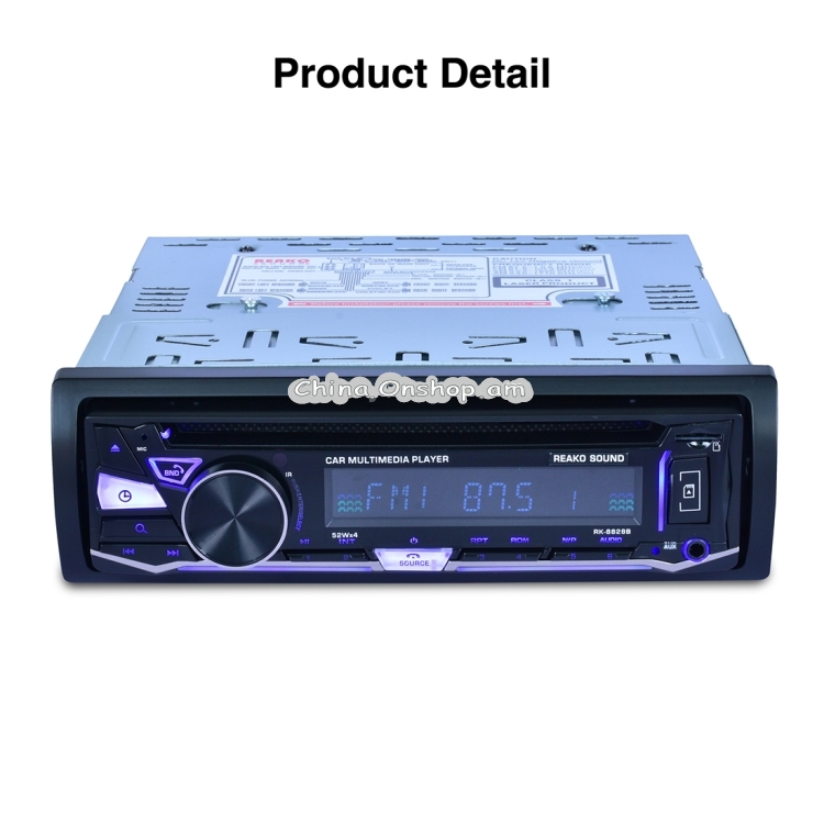 Car CD DVD Player Radio Stereo Bluetooth MP3 MP4 with Remote Control, Support FM, RDS