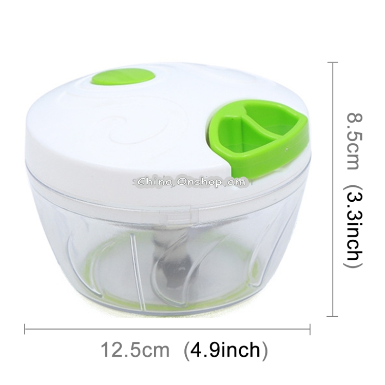Multi-function Hand Pull Manual Food Chopper Cutter Twist Shredder Meat Grinder Mixer, Random Color Delivery