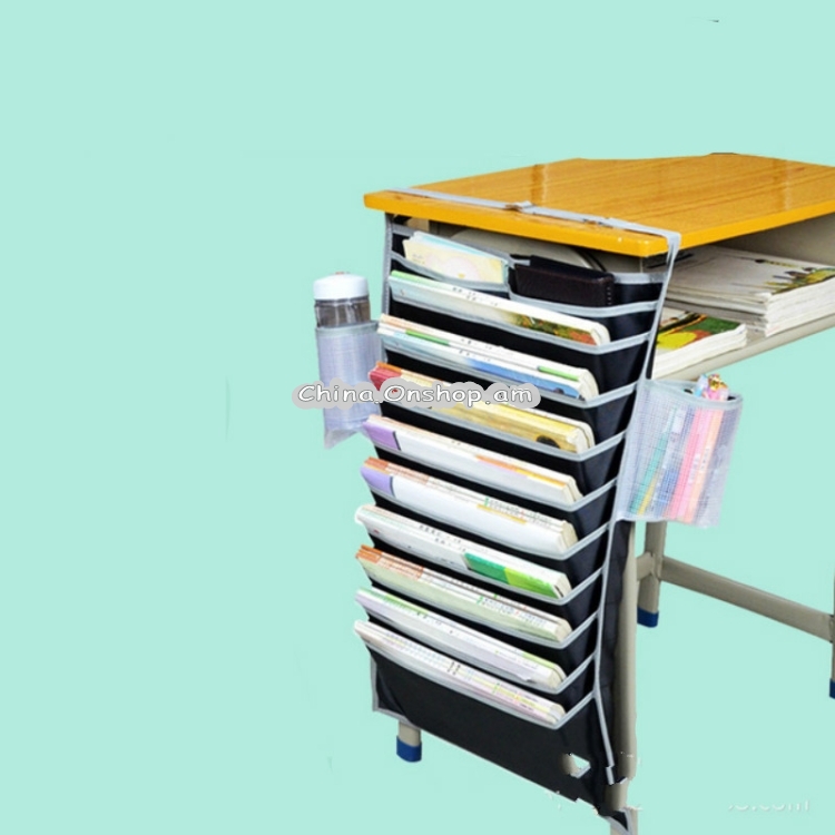 Multi-function Desk Large Capacity High School Student Book Storage Hanging Book Bag