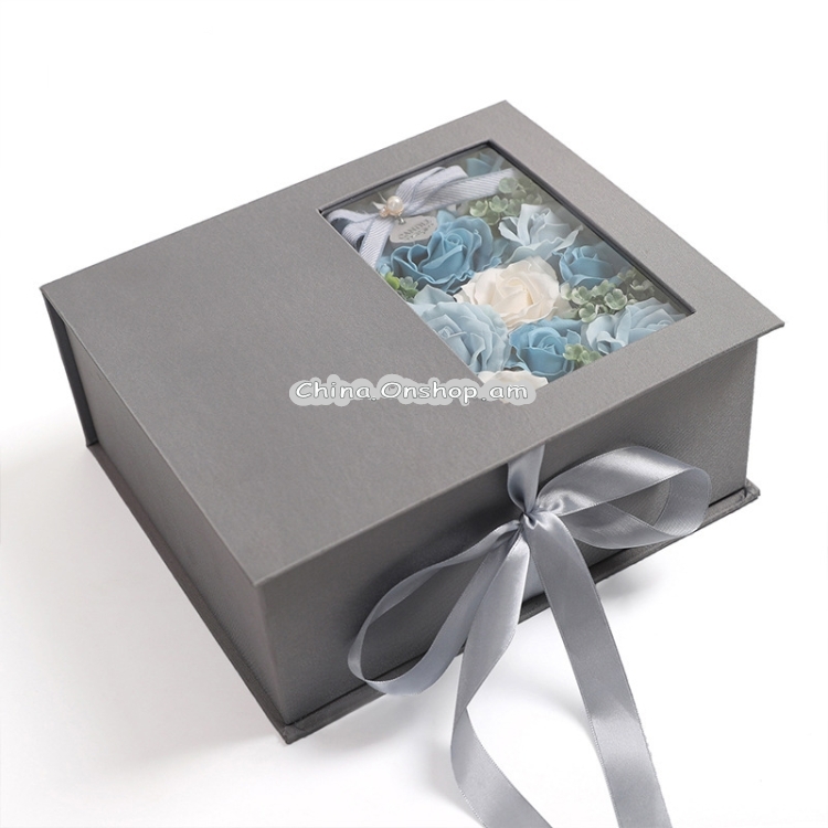 Creative Valentine Day Gift Soap Flower Rose Gift Box Souvenir