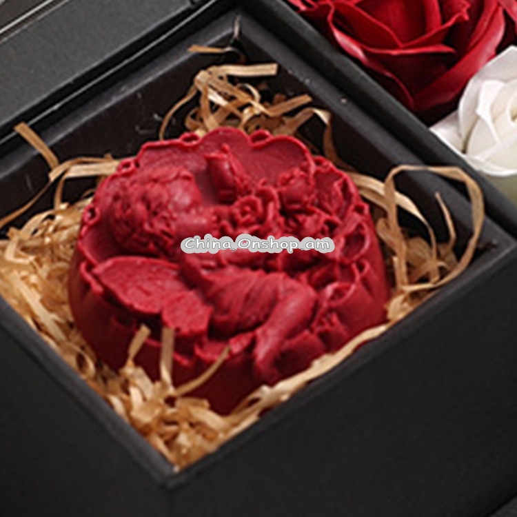 Creative Valentine Day Gift Soap Flower Rose Gift Box Souvenir