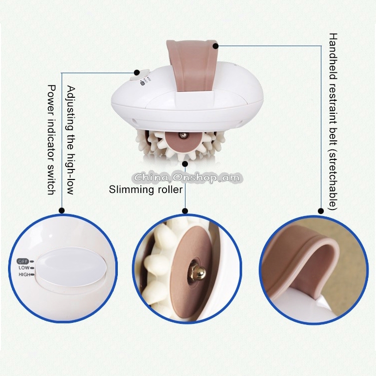 3D Mini Full Body Slimming Massager Roller Electric Slimmer Loss Weight Device