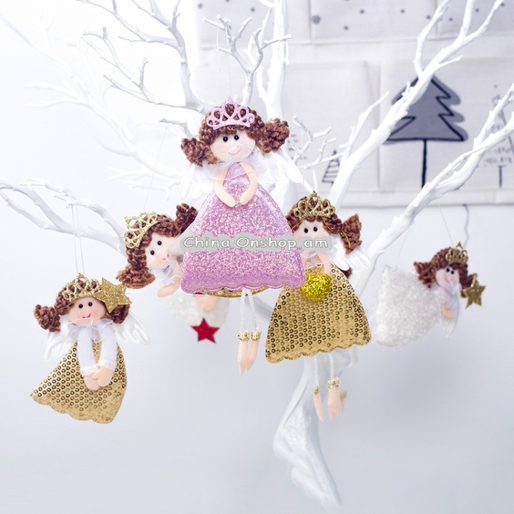 Creative Christmas Cloth Angel Doll Decoration Pendant