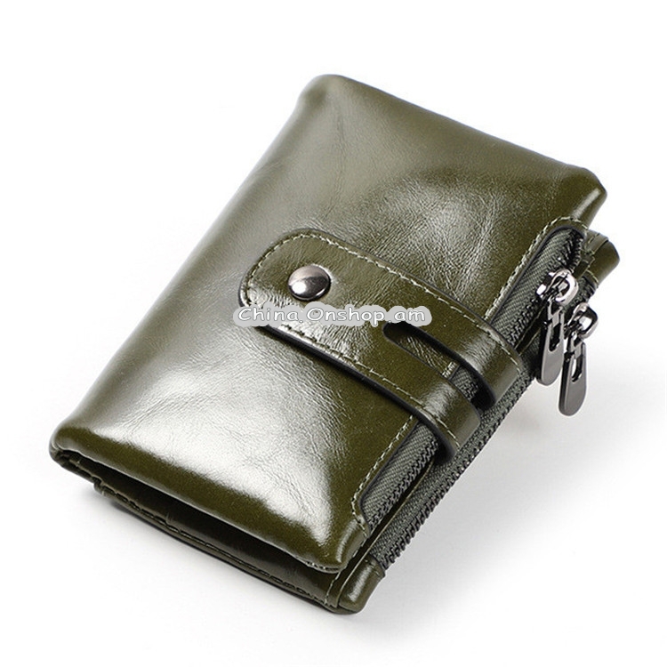 Short Wallet Zipper Clutch Ladies Purses with Coin Pocket