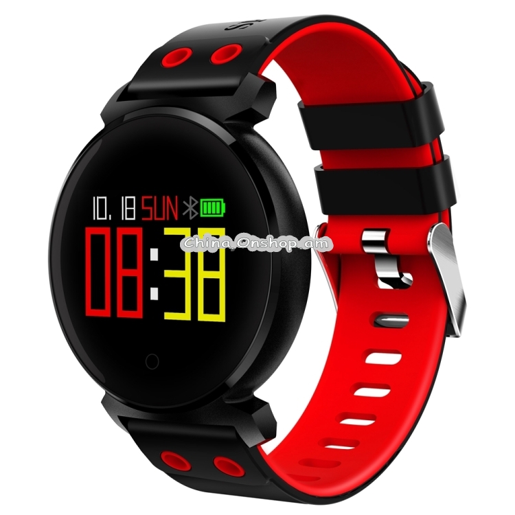 K2 3D Color Screen Display Bluetooth Smart Watch, IP68 Waterproof, Support Pedometer / Blood Pressure Monitor / Heart Rate Monitor / Sleep Monitor, Compatible with Android and iOS Phones