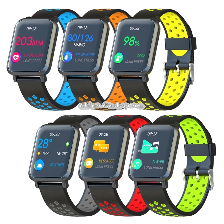 SN60 Plus 1.22 inch Screen Display Bluetooth Smart Watch, Support Heart Rate Monitor / Blood Pressure / Blood Oxygen