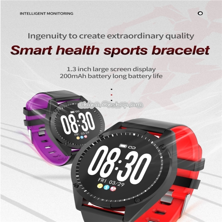 G50 1.3 inch IPS Color Screen Smartwatch IP67 Waterproof,Support Call Reminder /Heart Rate Monitoring/Blood Pressure Monitoring/Sleep Monitoring/Sedentary Reminder