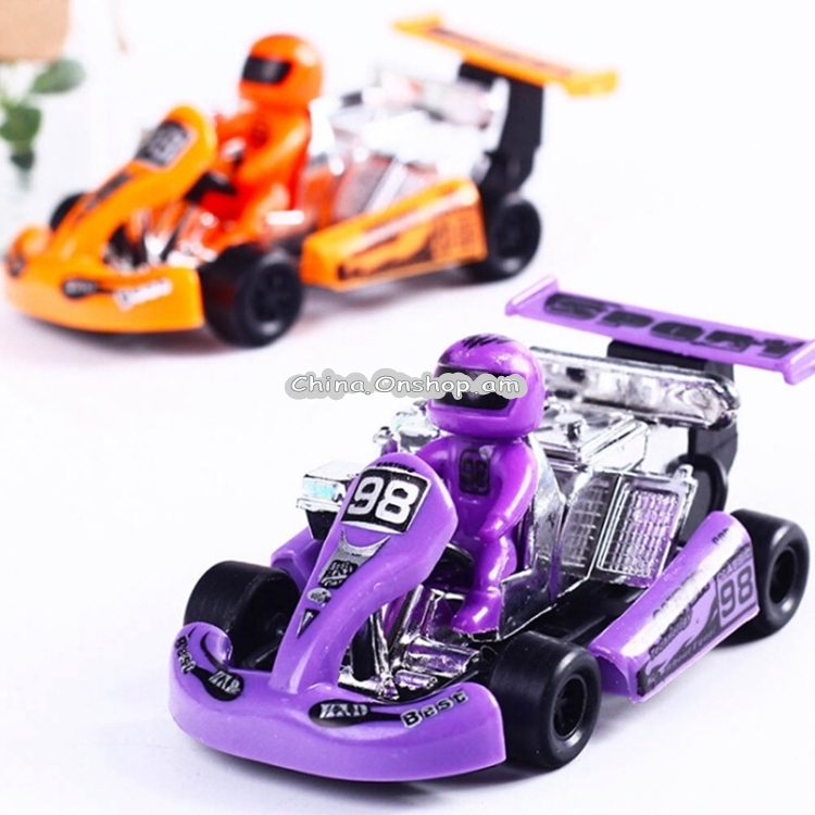 Multicolor Children Kid Mini Running Vehicle Car Toy Plastic Inertia Racing Cars Cartoon Education Toys