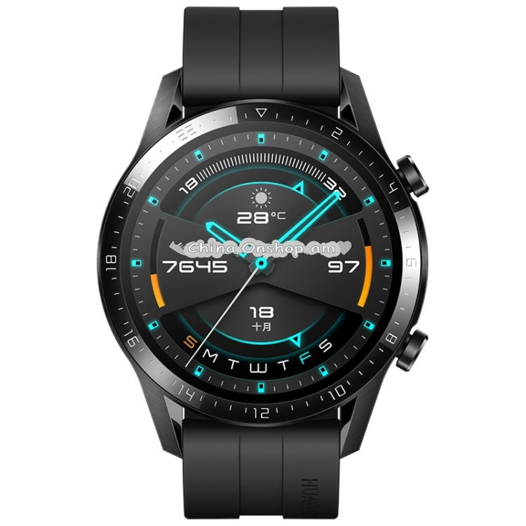 HUAWEI WATCH GT 2 46mm Sport Wristband Bluetooth Fitness Tracker Smart Watch, Kirin A1 Chip, Support Heart Rate / Pressure Monitoring / Exercise / Pedometer / Call Reminder