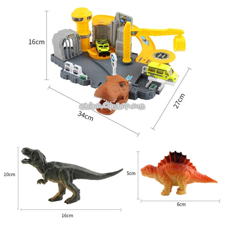MoFun 9918 DIY Variety Shape Dinosaur Institute Simulation Dinosaur Model Toys