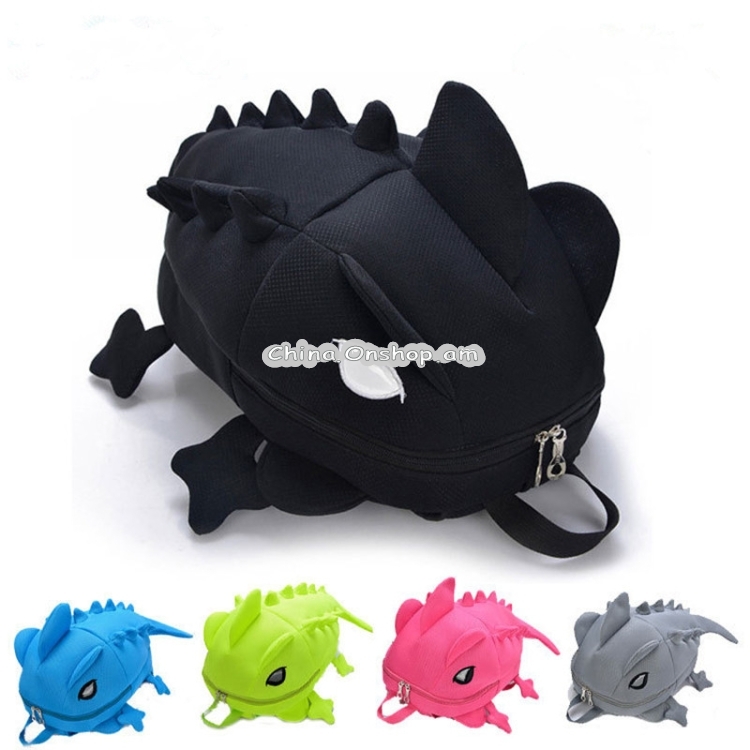 3D Animal Backpack Dinosaur Shape Cartoon School Bags Teenager Schoolbag
