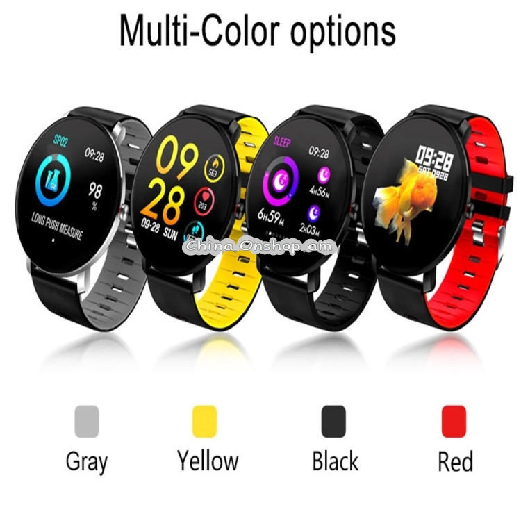K9 1.3 inch IPS Color Screen Smartwatch IP68 Waterproof, Support Call Reminder /Heart Rate Monitoring /Blood Pressure Monitoring/Sleep Monitoring/Blood oxygen monitoring