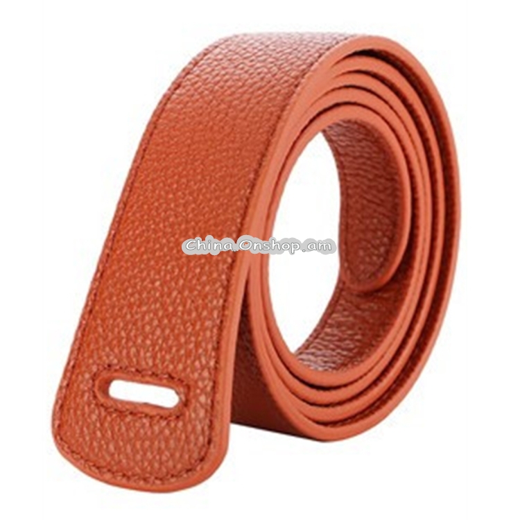 Thin Genuine Leather Bow-knot Buckle Belt for Women