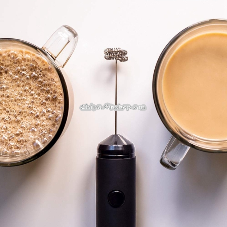 Household Automatic Mini Electric Handheld Stirrer Coffee Latte Hot Milk Egg Beater Foaming Machine