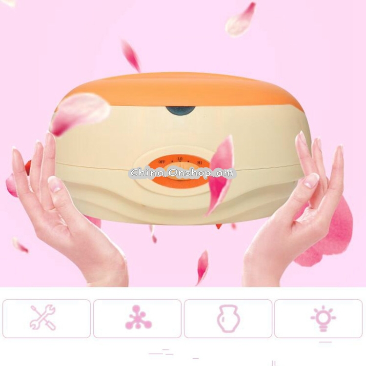 Beauty Hand Wax Machine Mini Multi-function Hair Removal Wax Machine, Specification:EU Plug(Orange)